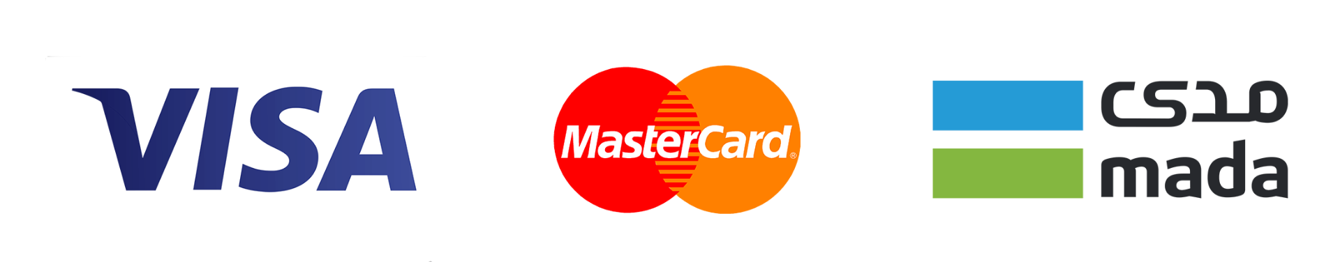 We accept Visa, MasterCard and Mada